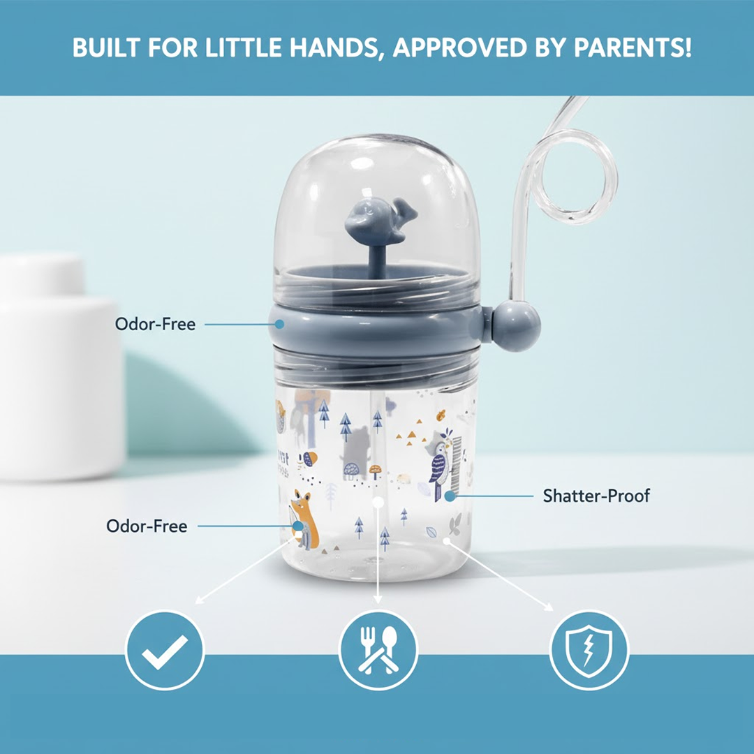 Whale Spray Sippy Cup - Spill-Proof Fun for Toddlers | Feedora - Image 6