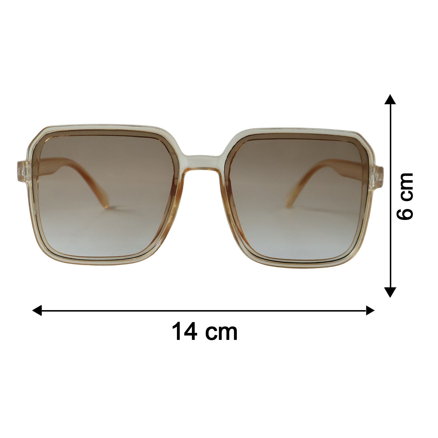 Square Retro Sunglasses – Trendy Oversized Gradient Tinted Eyewear - Image 6