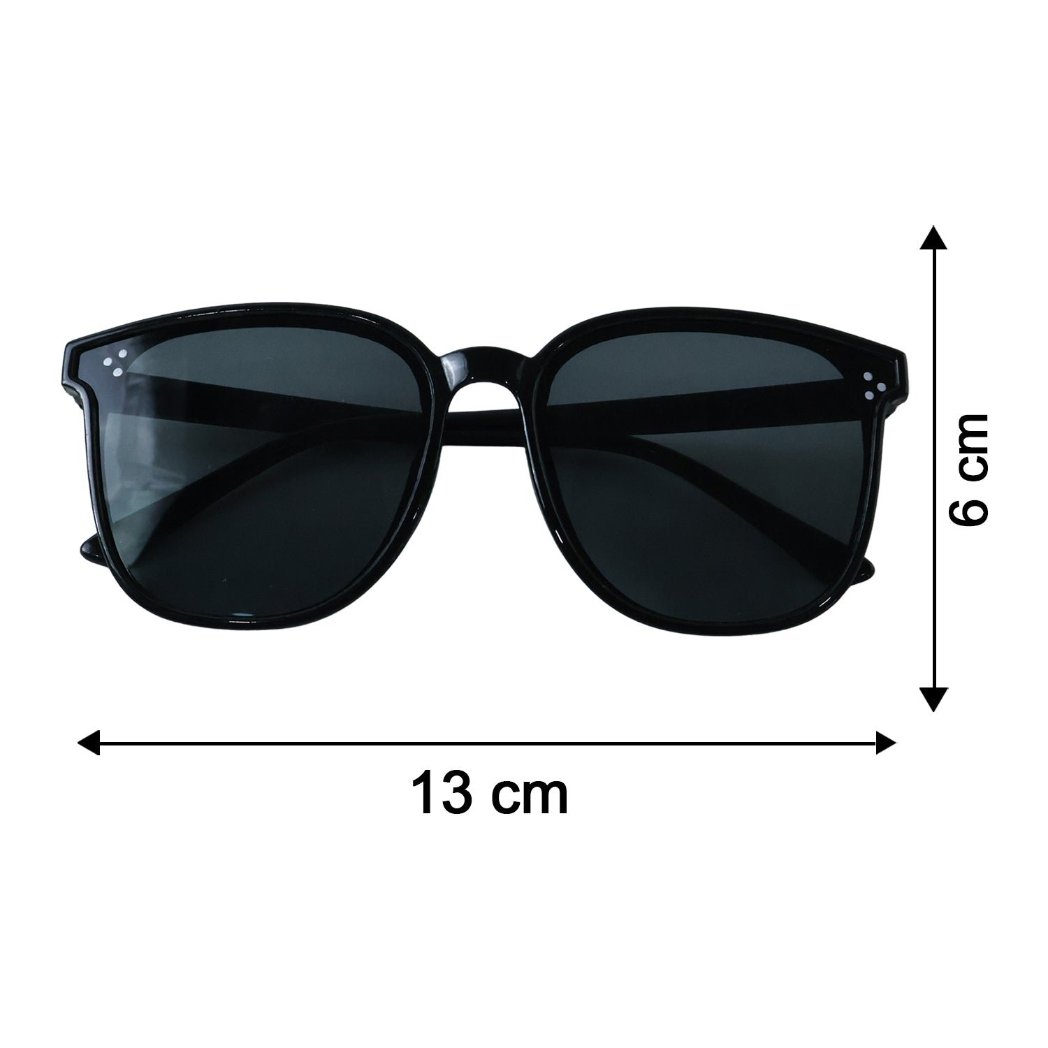 UV Protection Sunglasses – Classic Black Frame for Men & Women - Image 6