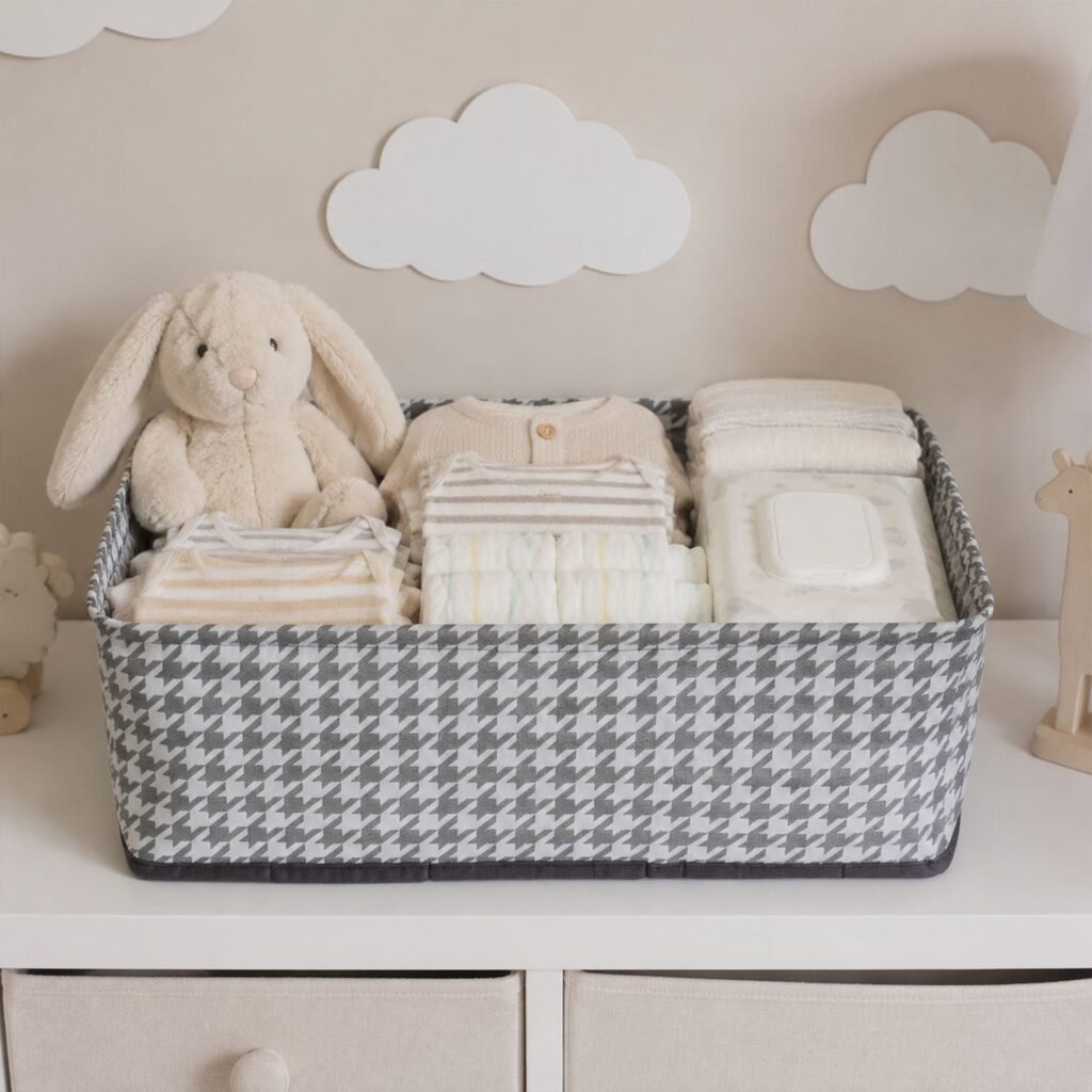 Foldable Cloth Organizer Basket – Space-saving Home Storage