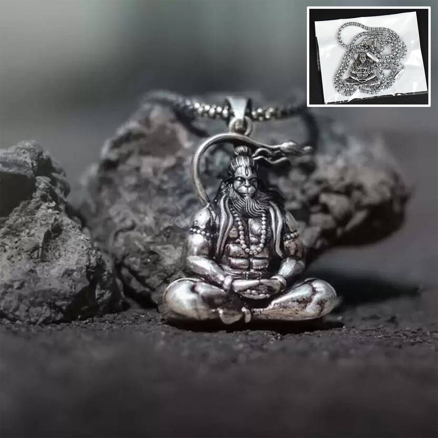 Hanuman Pendant - Spiritual Jewellery for Men & Women | Blessed Trinkets