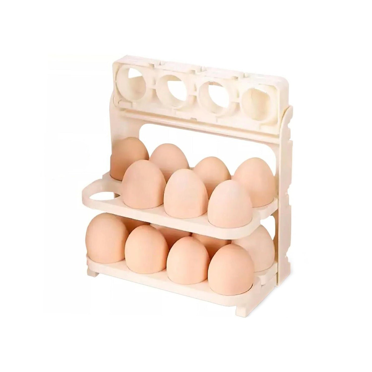 Foldable Egg Tray - 24-Grid Refrigerator Organizer | Tidy Table - Image 5