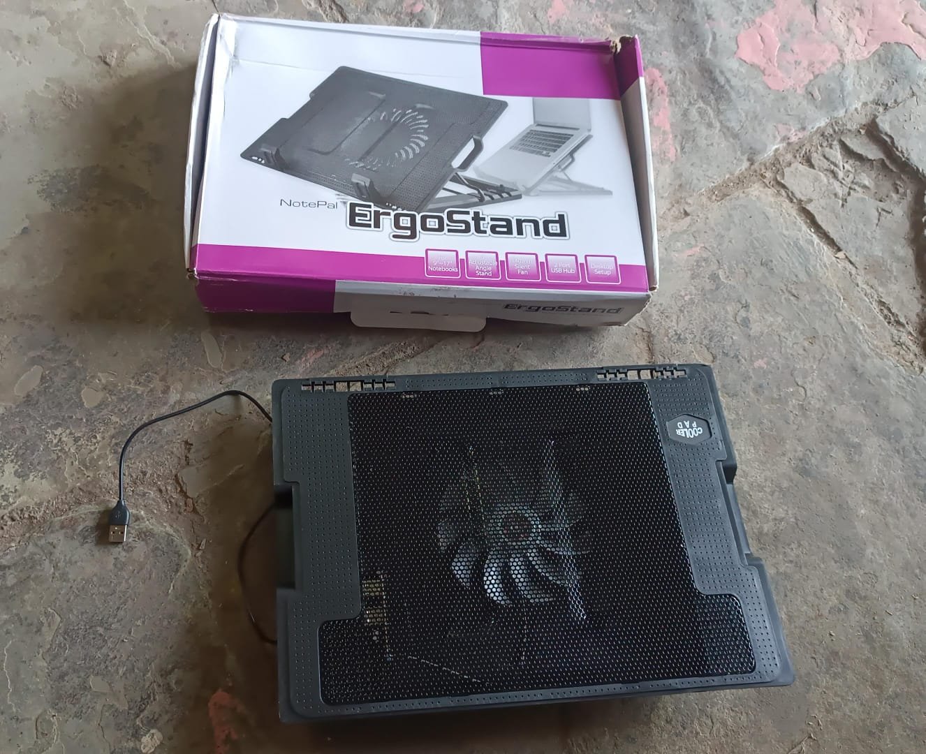 Laptop Cooling Pad - Adjustable Stand, Dual Fan | Indo Glow - Image 8