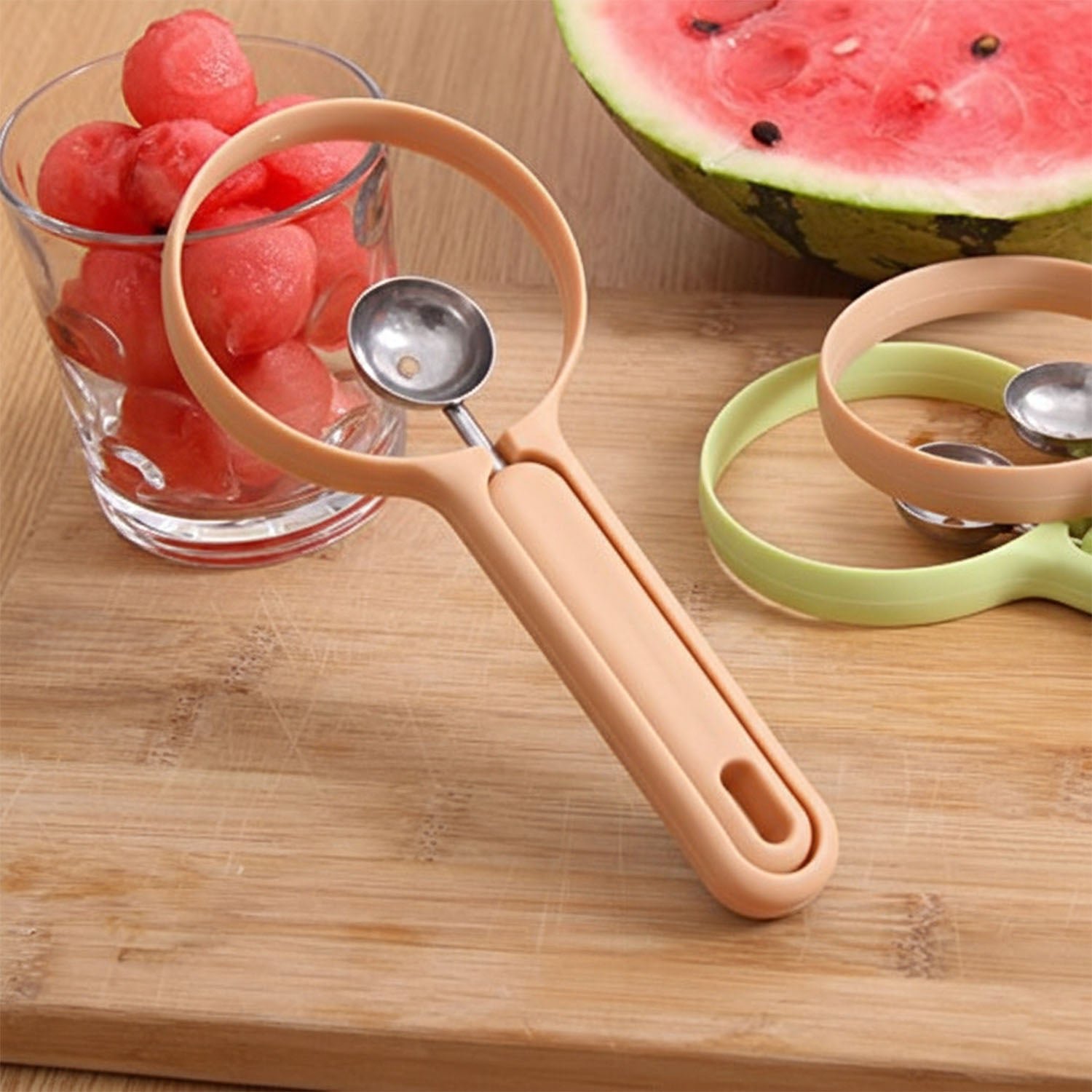Fruit Scooper and Cutter Tool – Dual-Function Kitchen Essential - Image 3