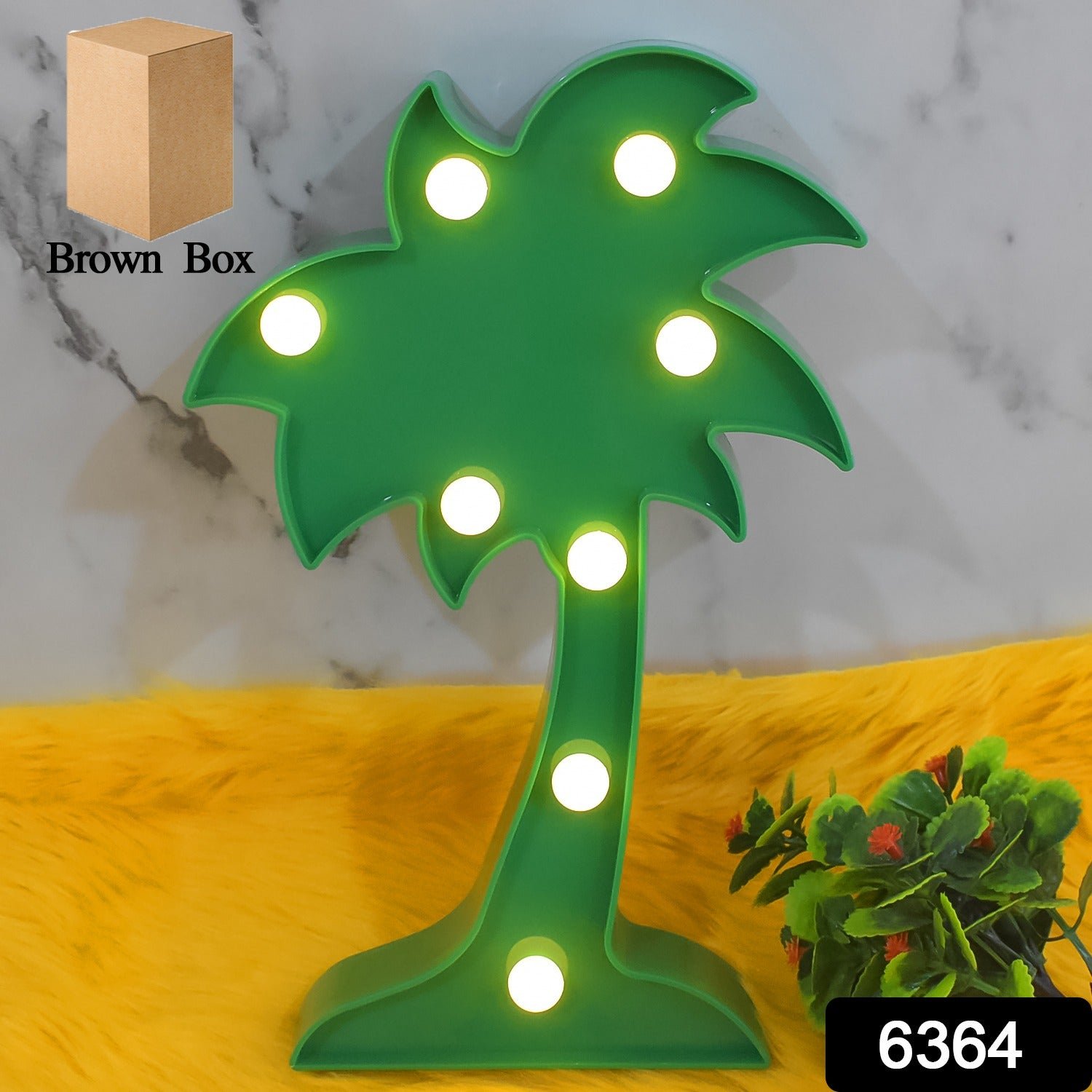 Coconut Tree LED Lamp - Romantic Table Night Light | Tidy Table - Image 2