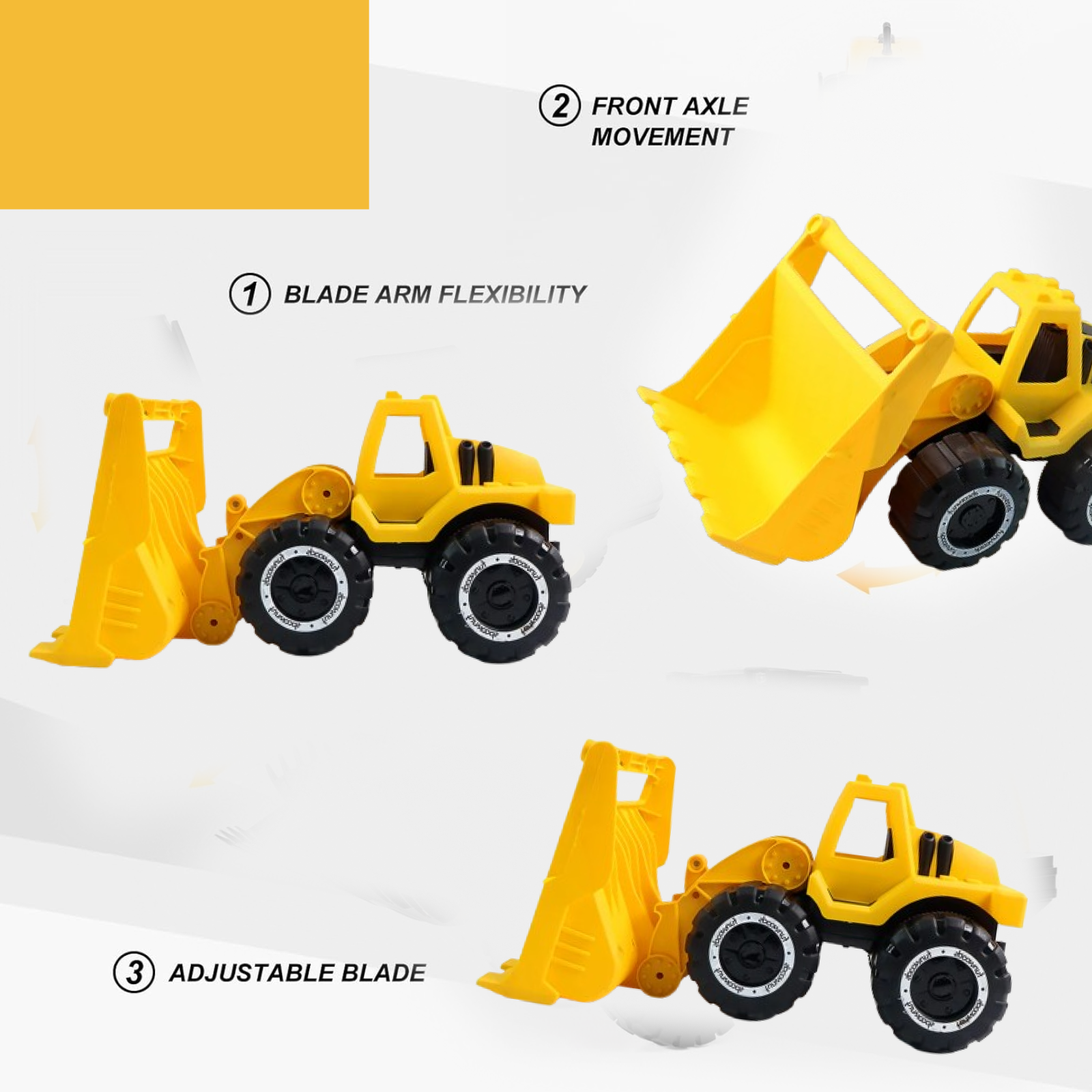Friction-Powered Construction Toy – Durable & Battery-Free Play Vehicle - Image 2