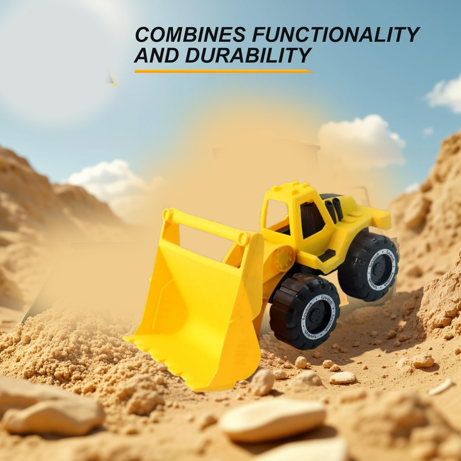 Friction-Powered Construction Toy – Durable & Battery-Free Play Vehicle - Image 3