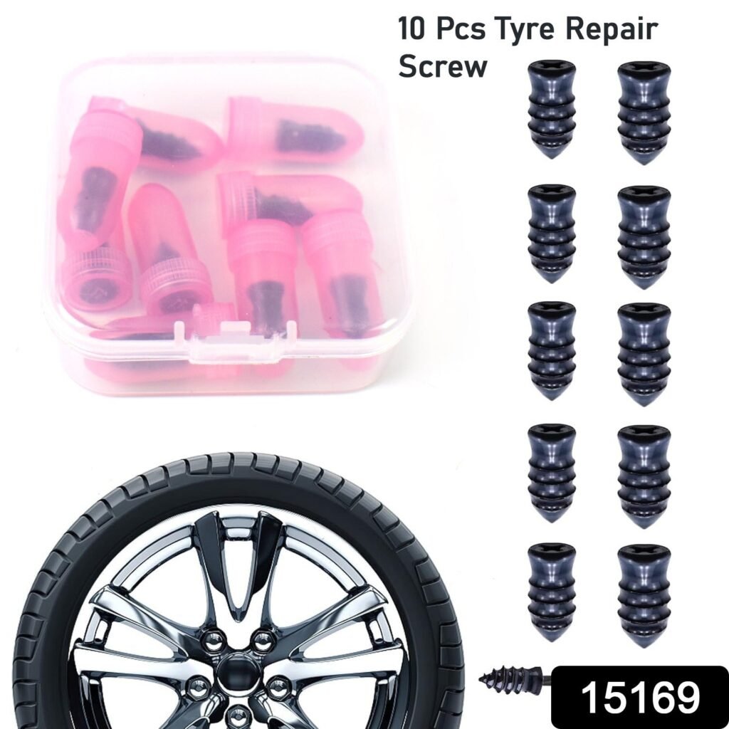 Rubber Tire Repair Nails - Fast Puncture Fix Kit (10 Pcs) | Velvet Wheels