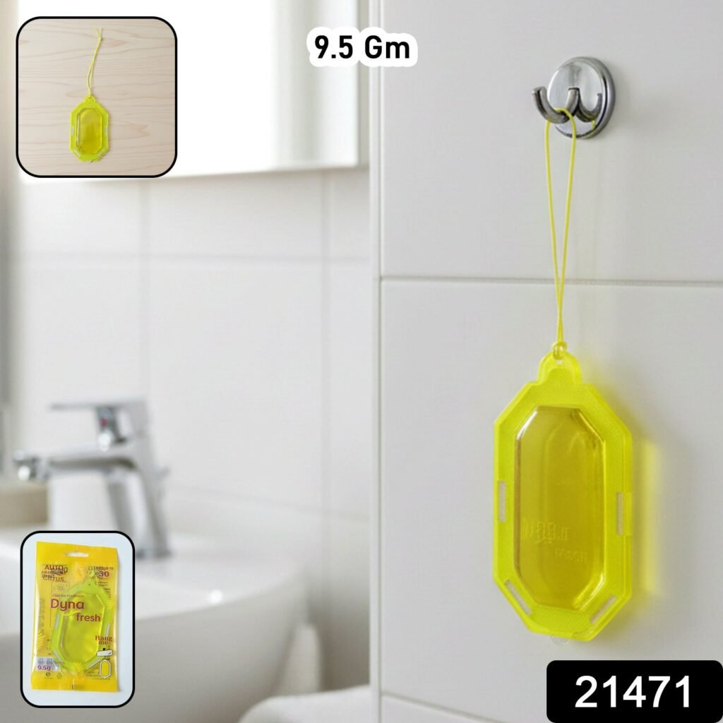 Hanging Citrus Gel Air Freshener – Long-lasting bathroom freshness