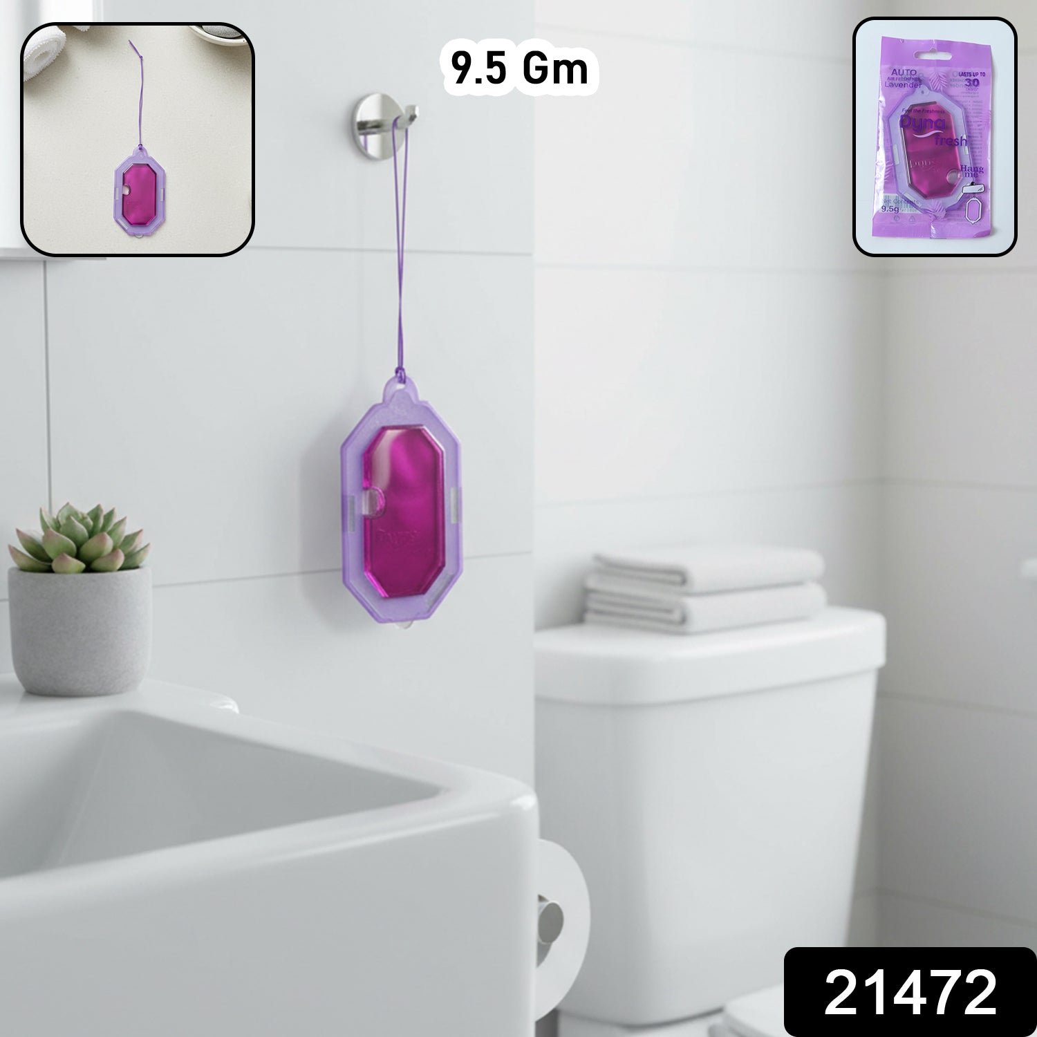Hanging Lavender Gel Air Freshener – Long Lasting & Compact - Image 2