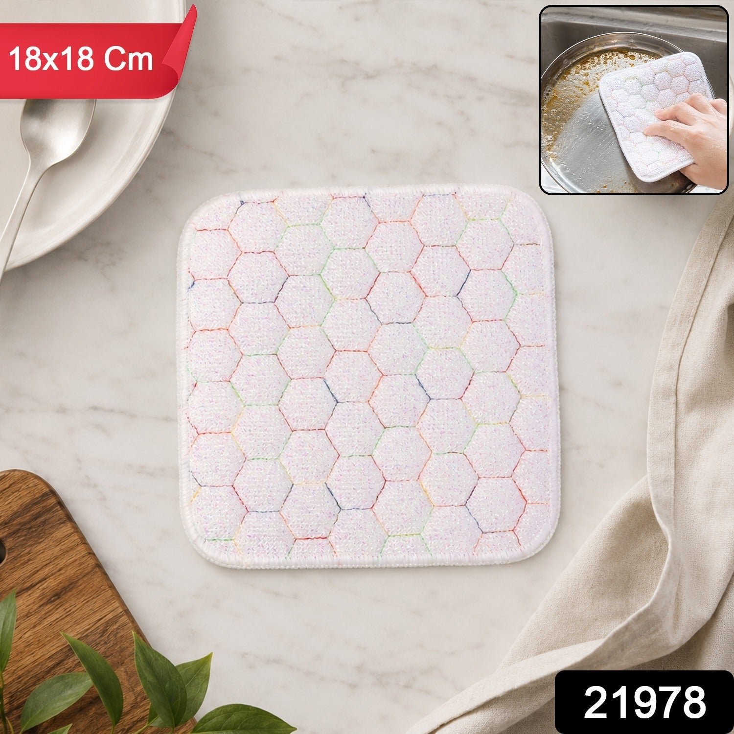 Dish Washing Scrub Pad – Tough, Durable & Multipurpose Kitchen Cleaning - Image 2