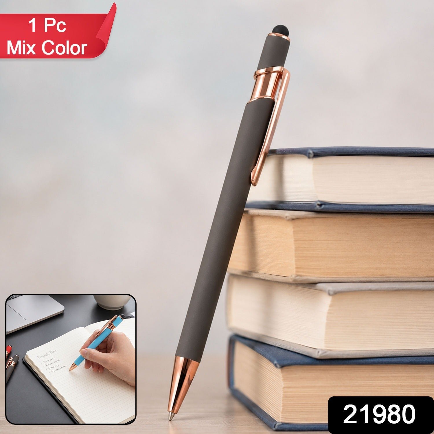 Mix Color Ballpoint Pen – Smooth Ink Flow & Vibrant Colors for Daily Writing - Image 2