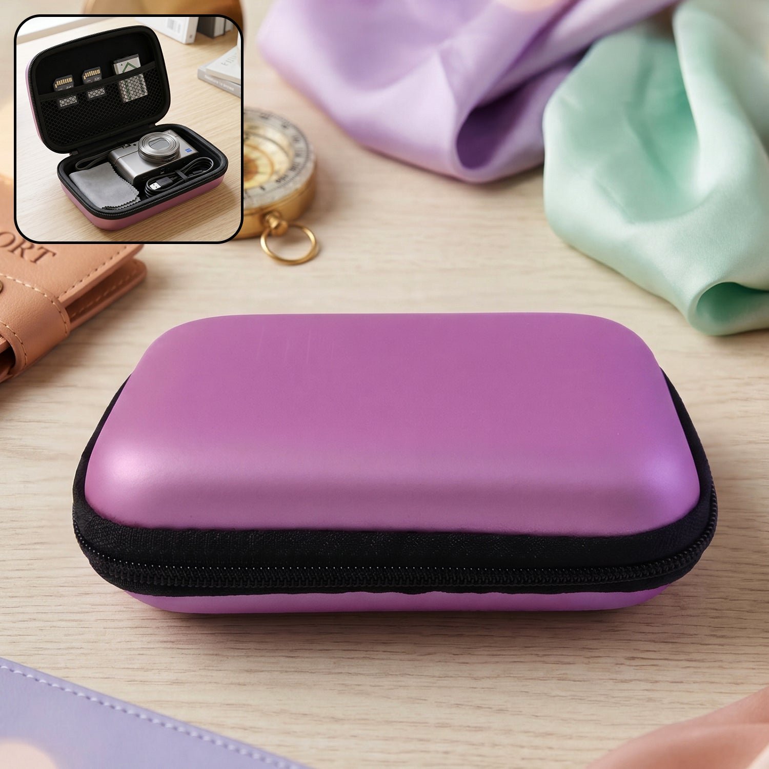 Travel Storage Case – Hard Shell, Compact & Durable Organizer - Image 3