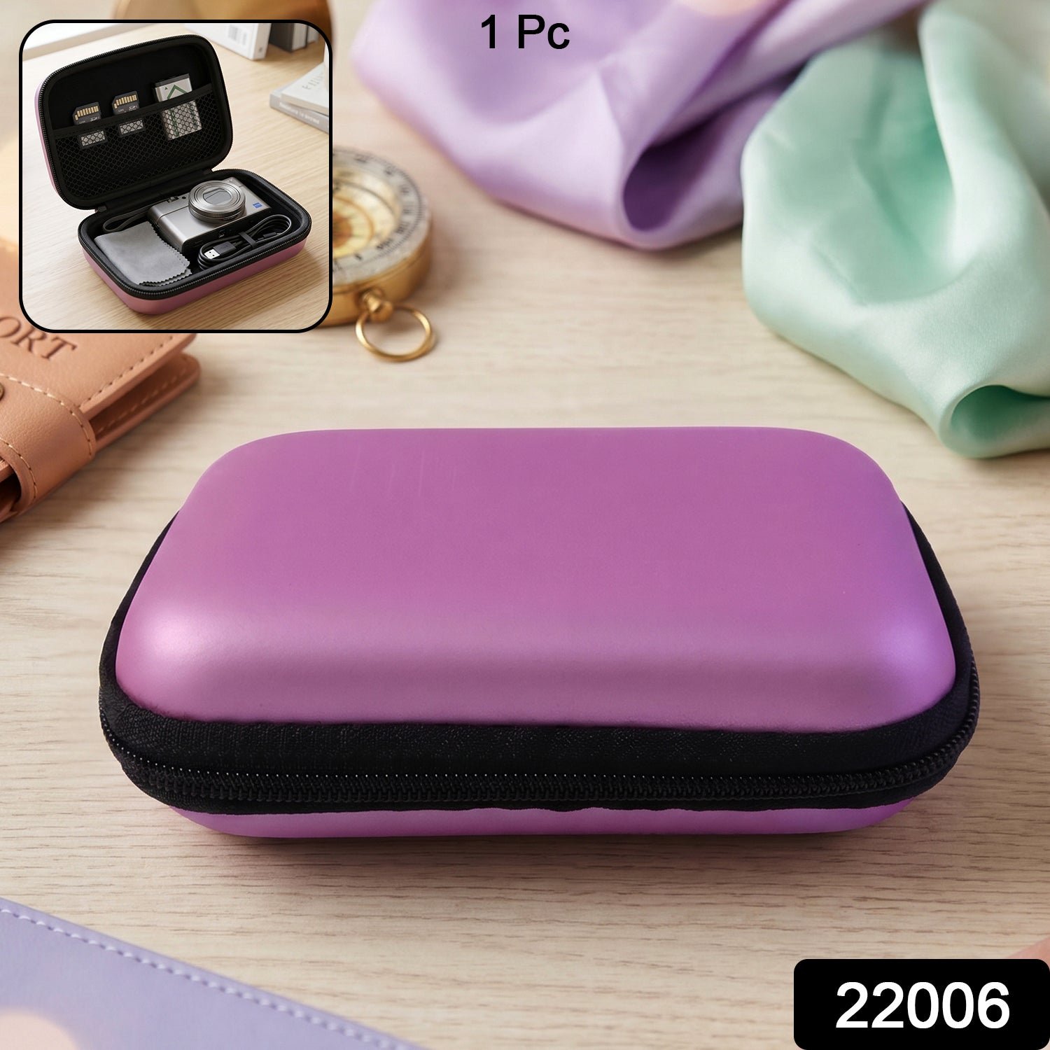 Travel Storage Case – Hard Shell, Compact & Durable Organizer - Image 2