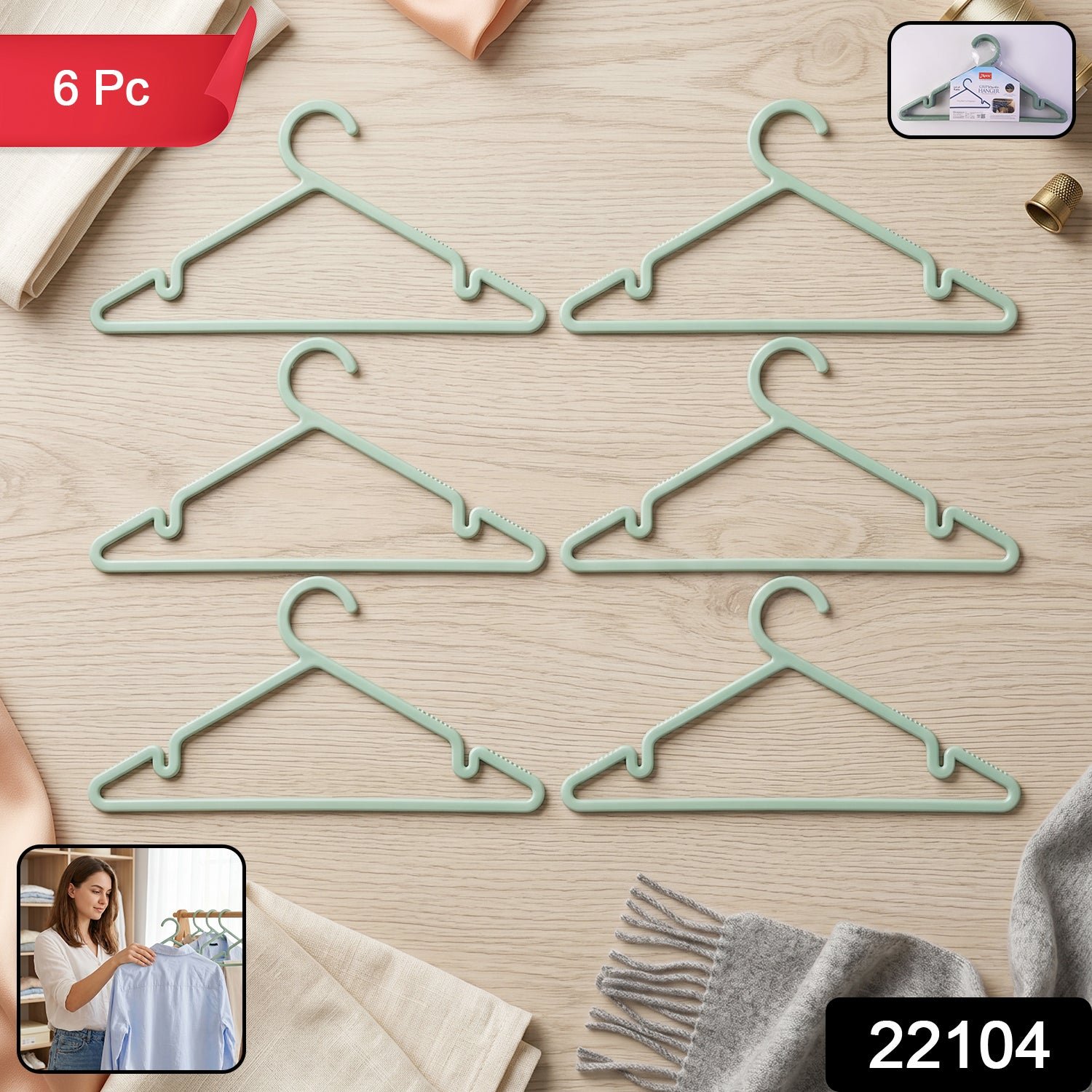Plastic Clothes Hangers – Non-Slip Design for Safe Grip and Organization - Image 2