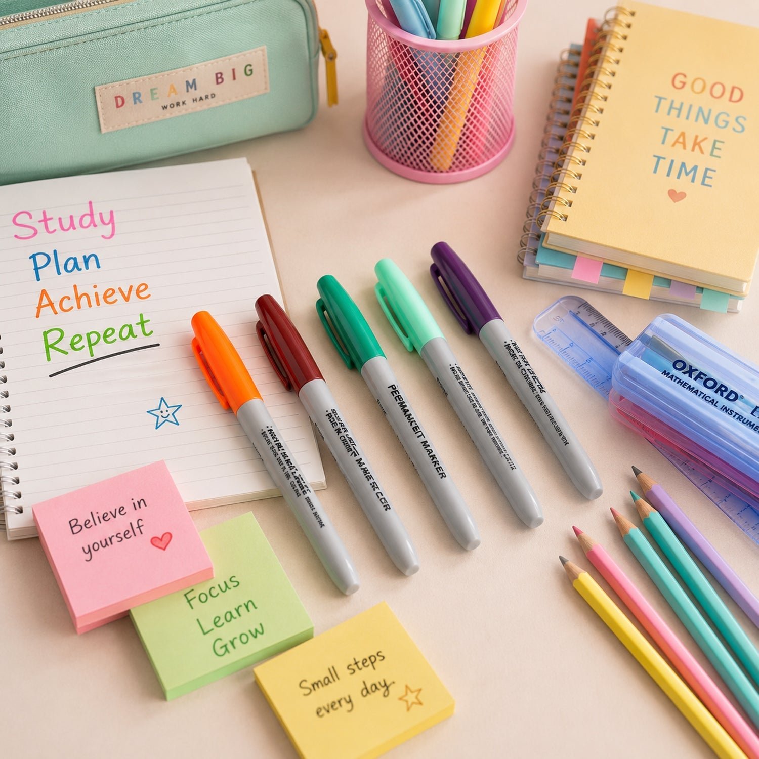 Permanent Marker – Waterproof, Quick-Dry Multicolor Writing Pen - Image 4