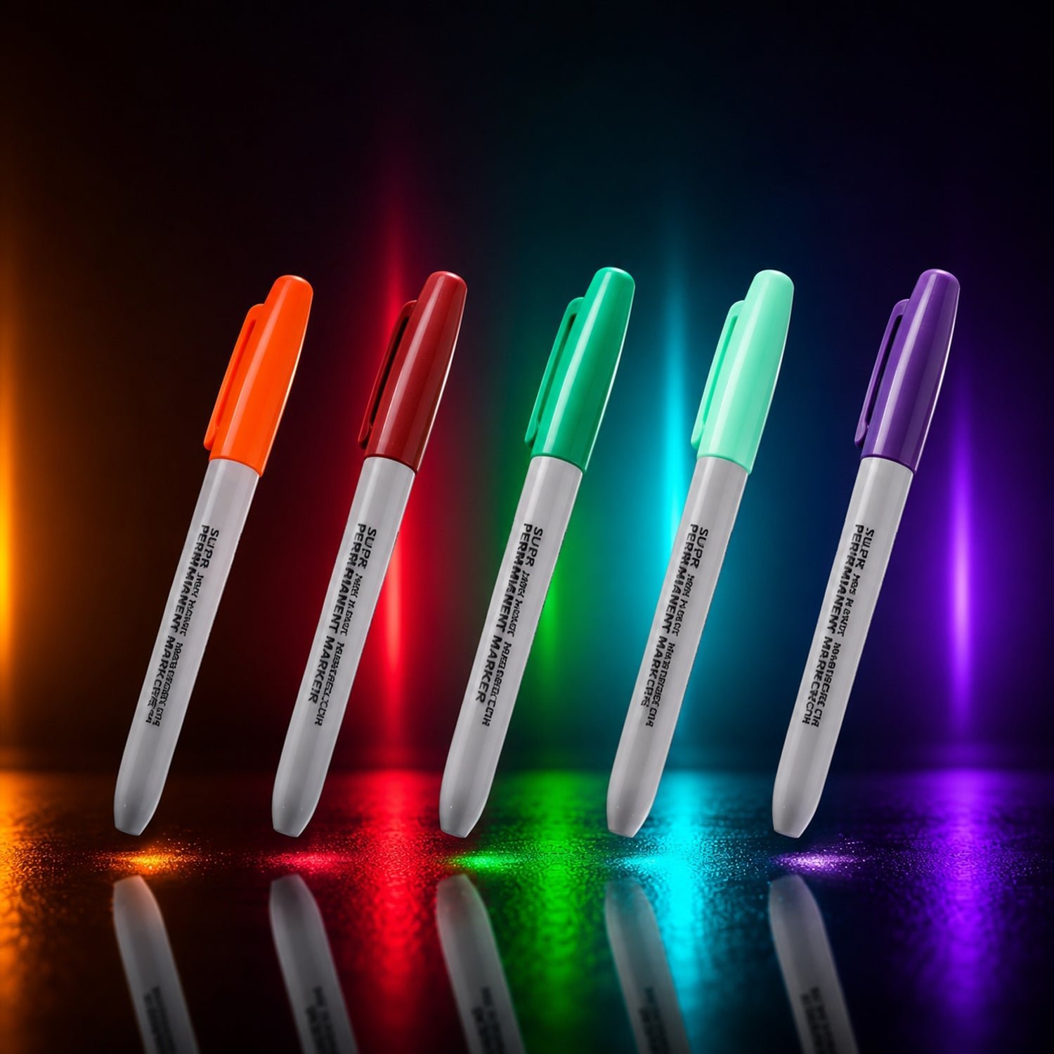 Permanent Marker – Waterproof, Quick-Dry Multicolor Writing Pen - Image 6