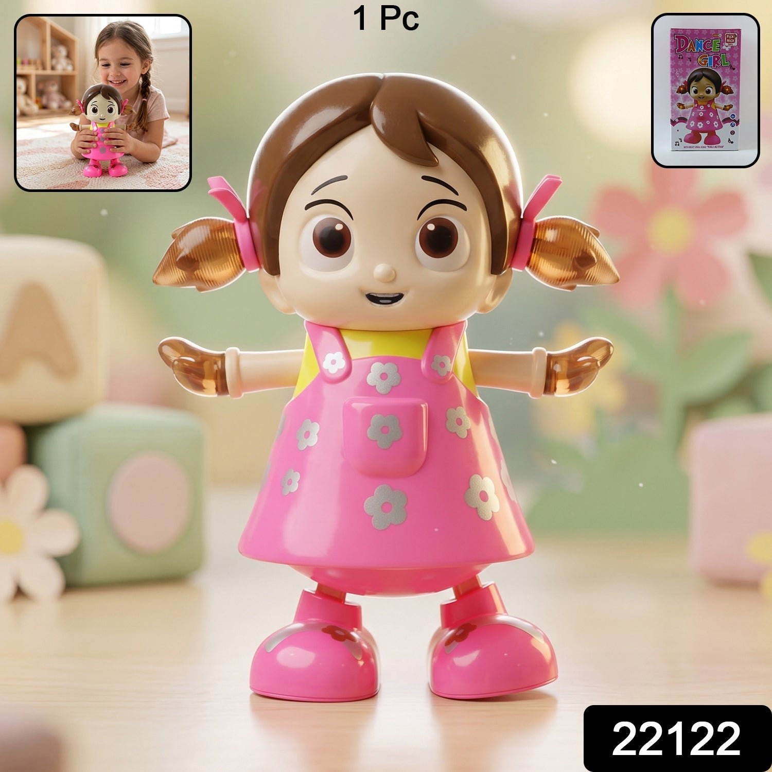 Dancing Girl Musical Light Toy – Kids' Entertaining Rotation and Music - Image 2