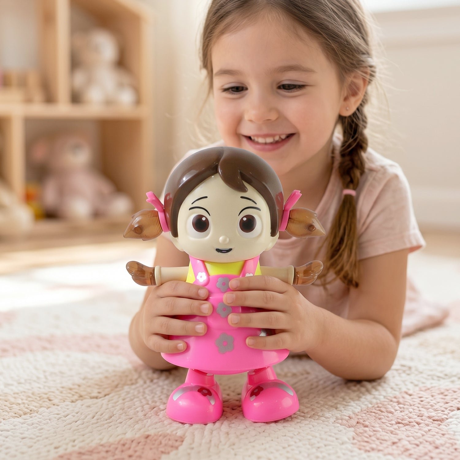 Dancing Girl Musical Light Toy – Kids' Entertaining Rotation and Music - Image 4