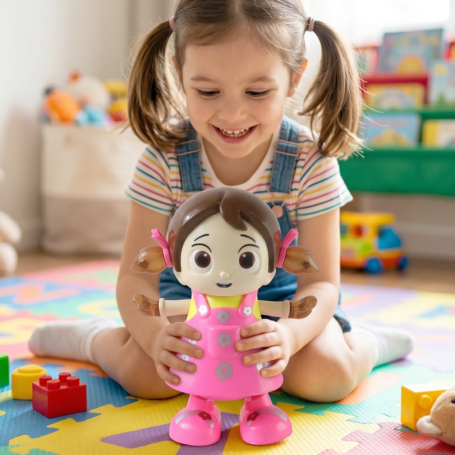 Dancing Girl Musical Light Toy – Kids' Entertaining Rotation and Music - Image 3