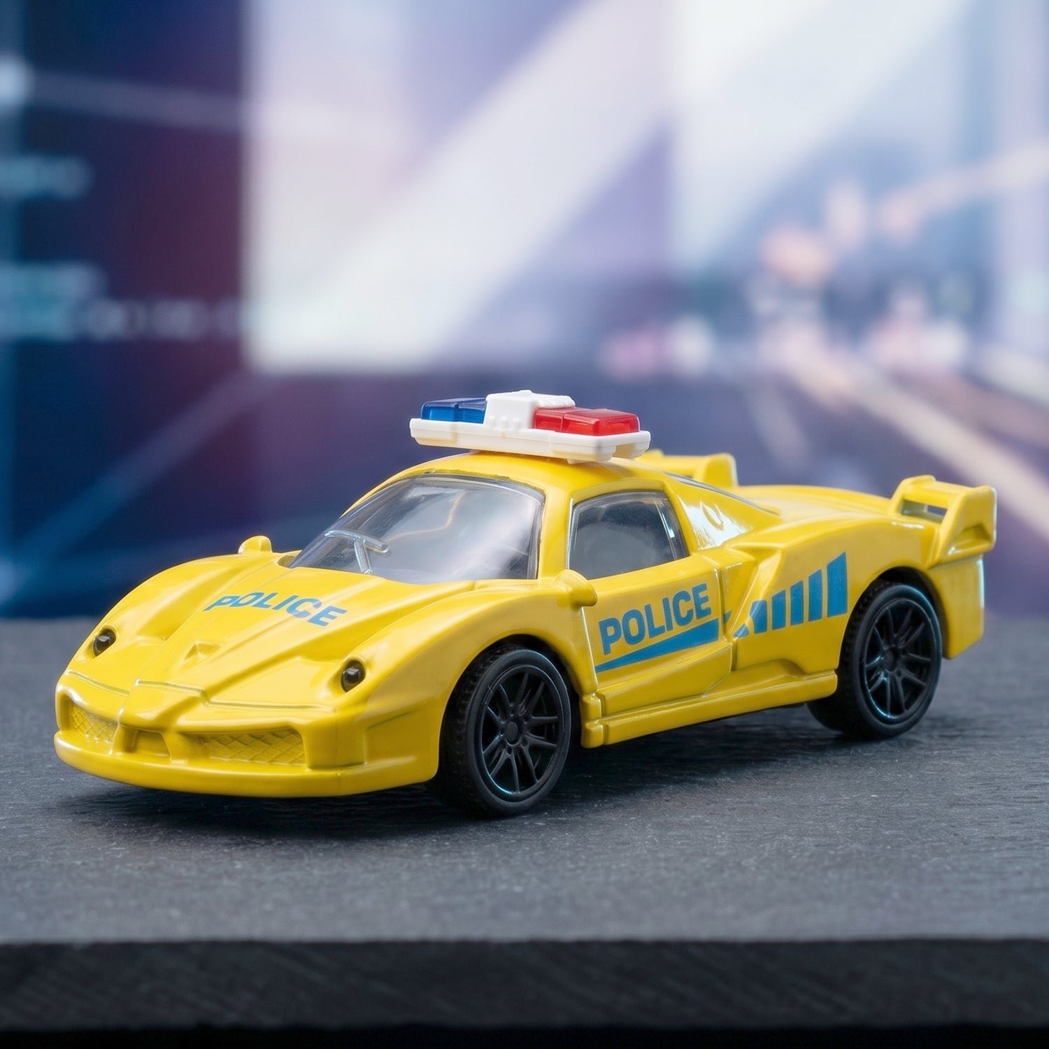 Police Mini Toy Car – Realistic Pull-Back Friction Vehicle - Image 3