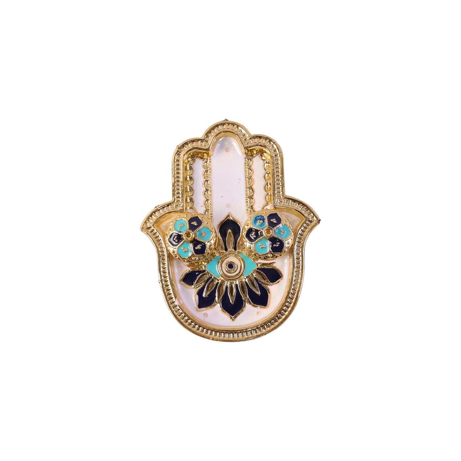 Hand Shaped Kankavati – Elegant Puja Storage with Enamel Work - Image 5