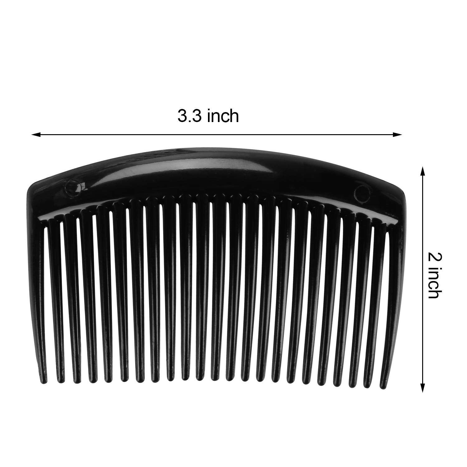 Plastic Hair Styling Side Comb – Firm Grip for Updos & Buns - Image 6