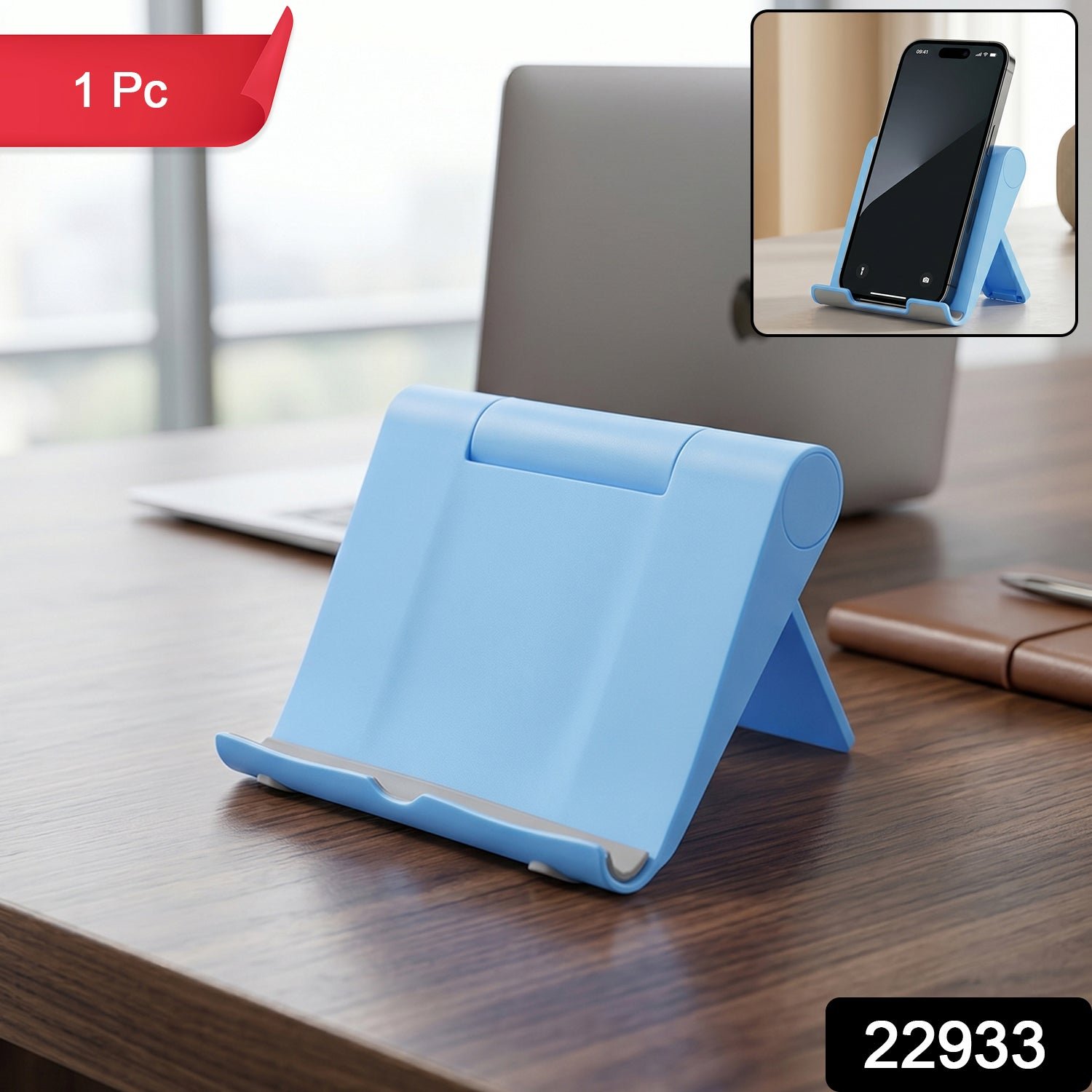 Mobile Phone Stand – Adjustable, Foldable & Portable for Desk Use - Image 2