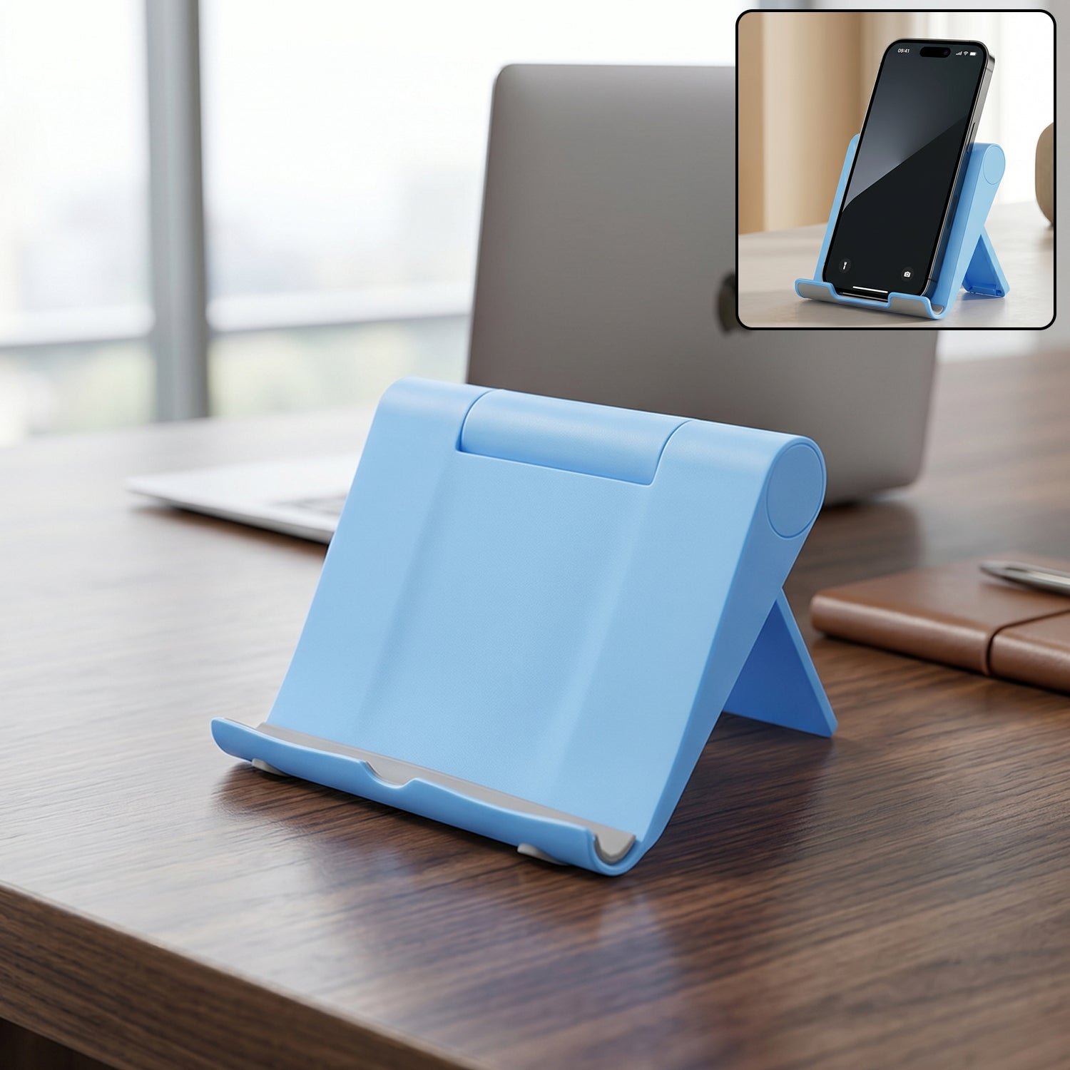Mobile Phone Stand – Adjustable, Foldable & Portable for Desk Use - Image 3