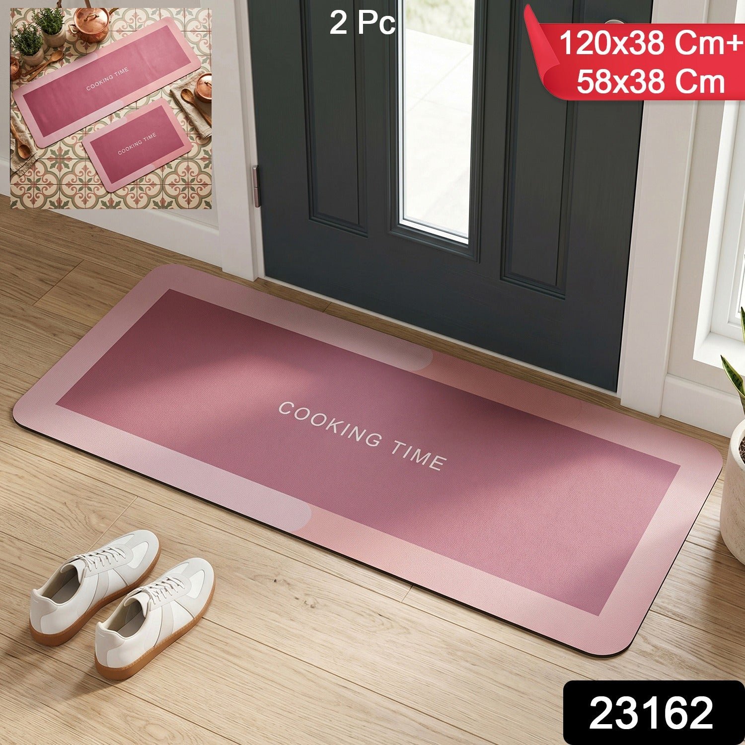Anti Slip Kitchen Floor Mat Set – Soft Cushioned & Safe for Home - Image 2