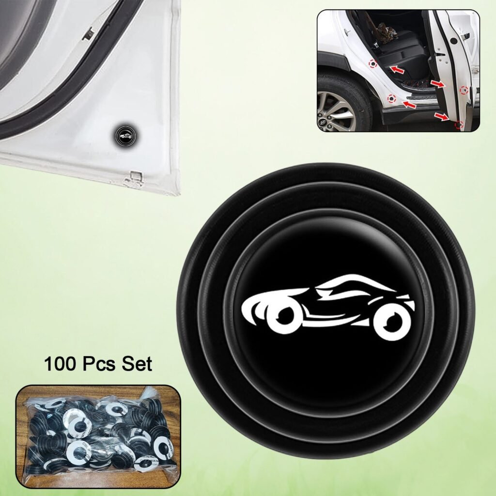 Car Door Protector - Shock Absorber Stickers (100 Pcs) | Velvet Wheels