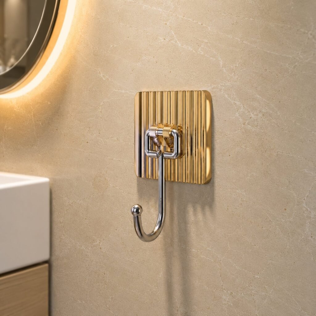 Self Adhesive Wall Hook – Waterproof & Damage-Free Quick Install