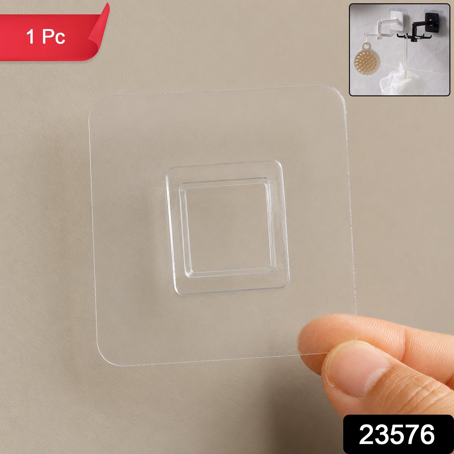 Self Adhesive Wall Hook – Damage-Free, Easy Install & Reusable - Image 2