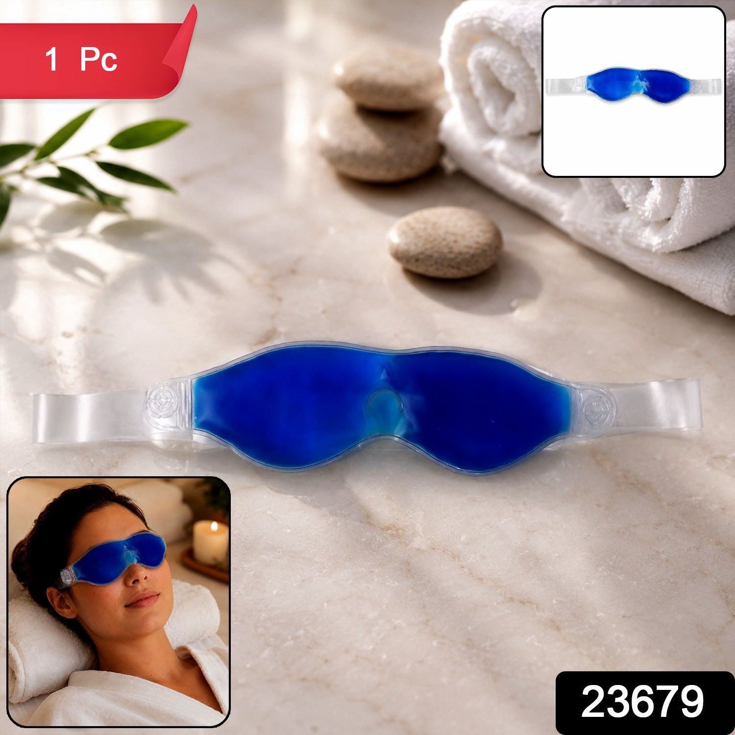 Cooling Gel Eye Mask – Instant Relief & Puffy Eye Reduction - Image 2
