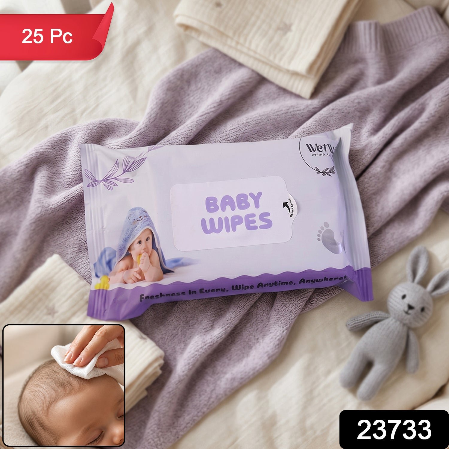 Travel Fresh Baby Wet Wipes – Gentle & Portable for Sensitive Skin - Image 2