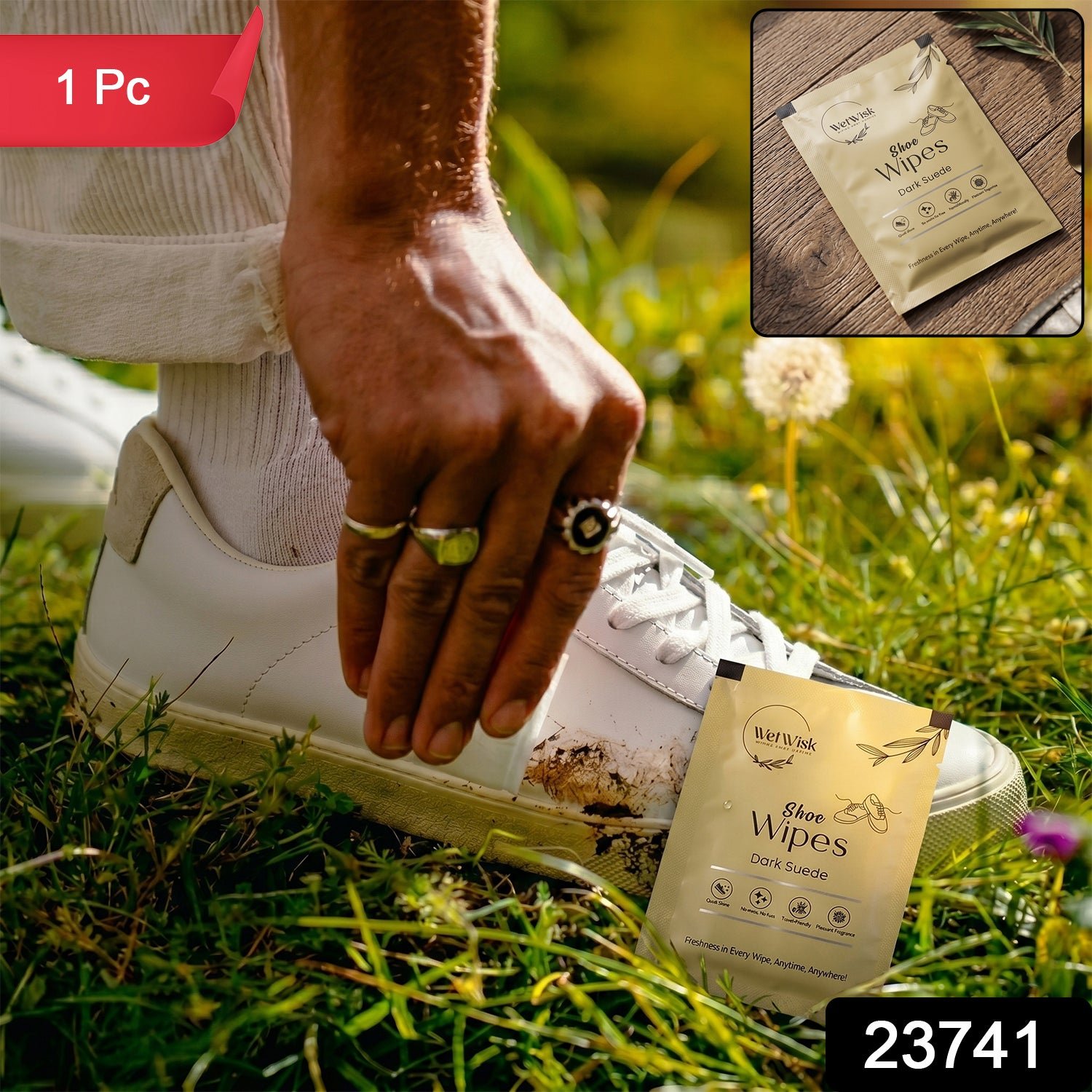 Shoe Cleaning Wet Wipes – Fast Scrubbing & Travel-Friendly - Image 2
