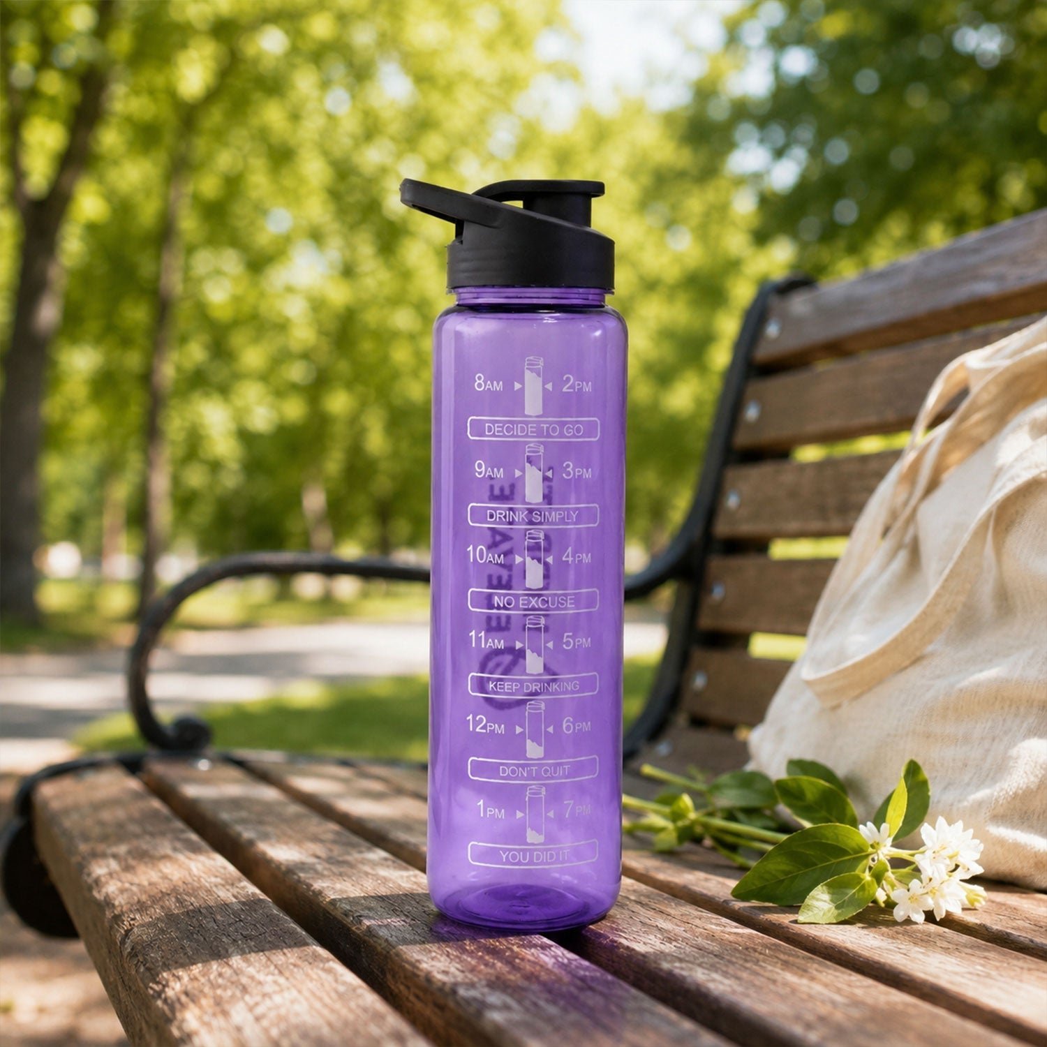 Motivational Water Bottle – Track Your Hydration Effortlessly - Image 3