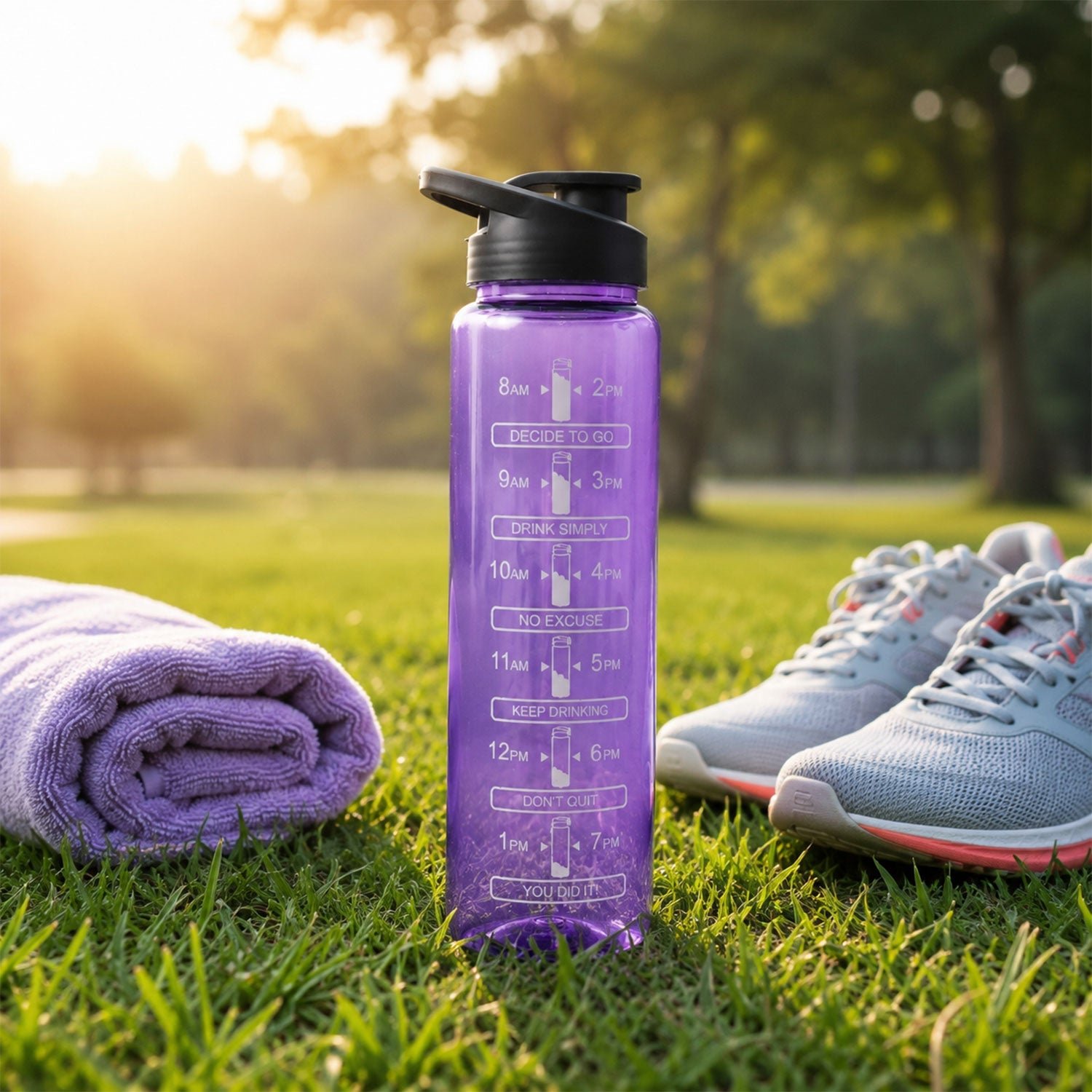 Motivational Water Bottle – Track Your Hydration Effortlessly - Image 4