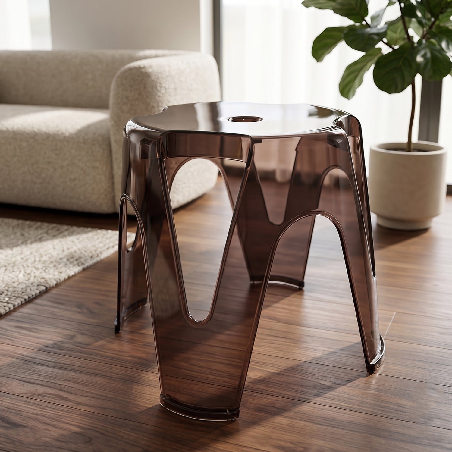 Plastic Sitting Stool – Lightweight & Multipurpose Design for Home & Outdoor - Image 3