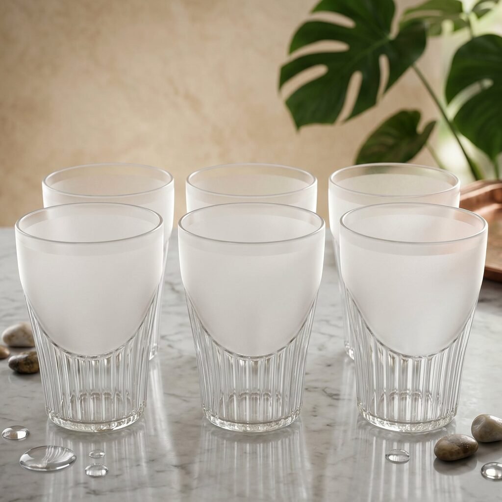 Unbreakable Plastic Juice Glass Set – Safe & Stylish Drinkware for Home