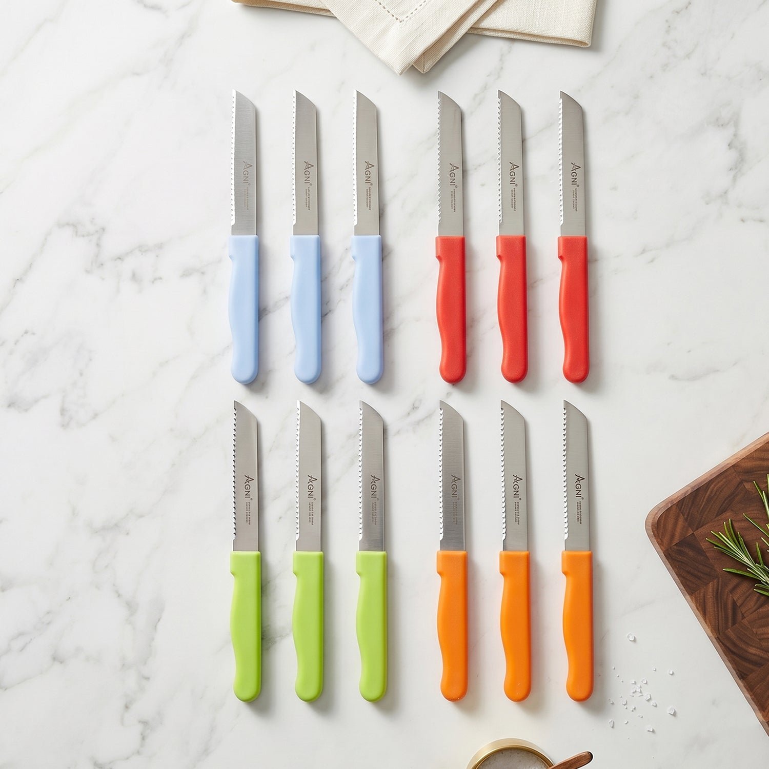 Kitchen Knife Set – Sharp, Durable & Colour-Coded for Daily Use - Image 3