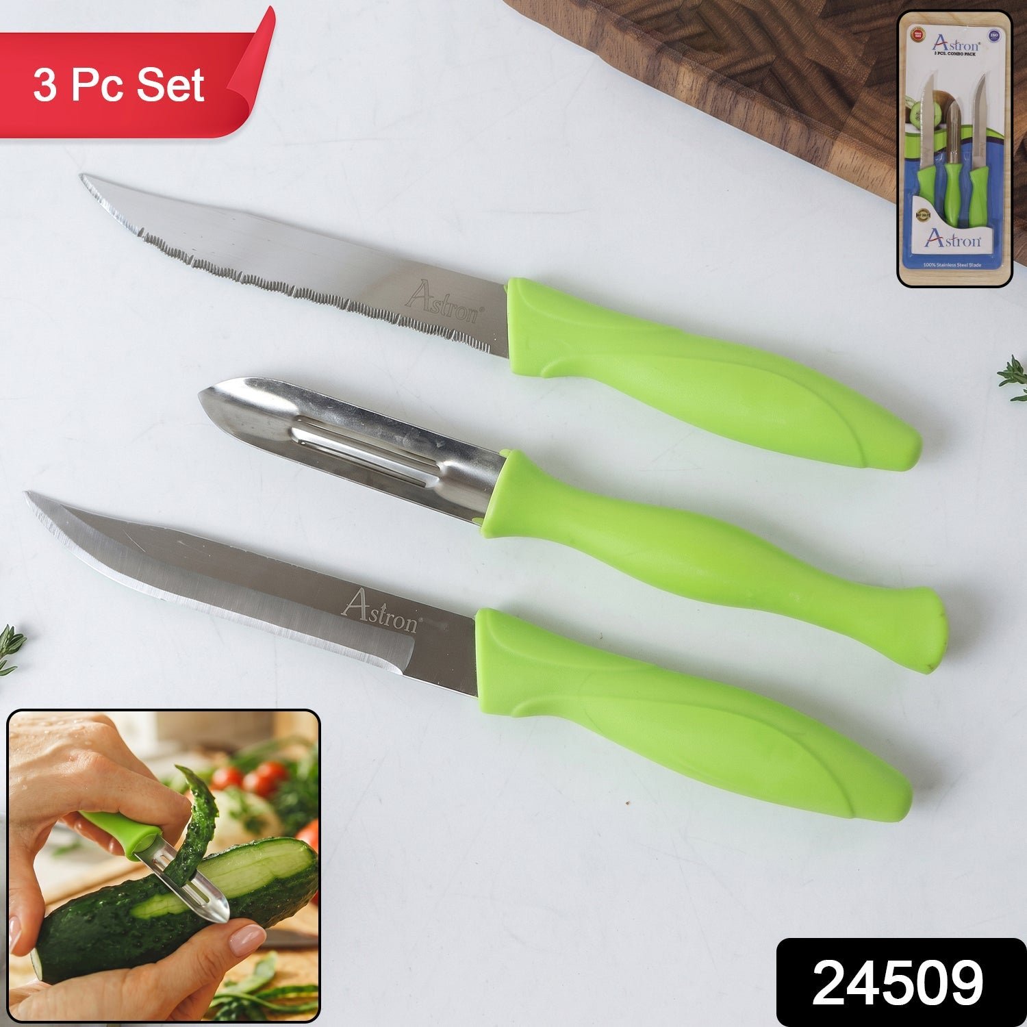 Kitchen Knife & Peeler Set – Sharp, Durable & Easy to Use - Image 2