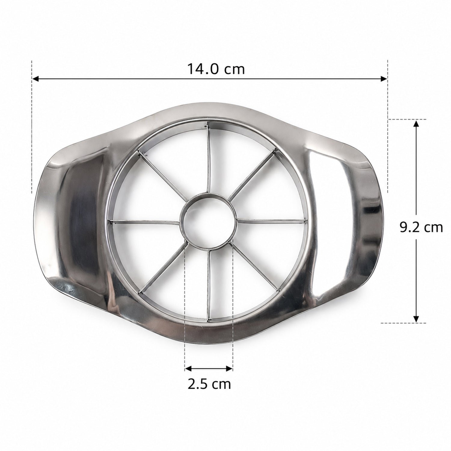 Apple Shape Stainless Steel Apple Slicer & Corer – Effortless Fruit Wedges - Image 6