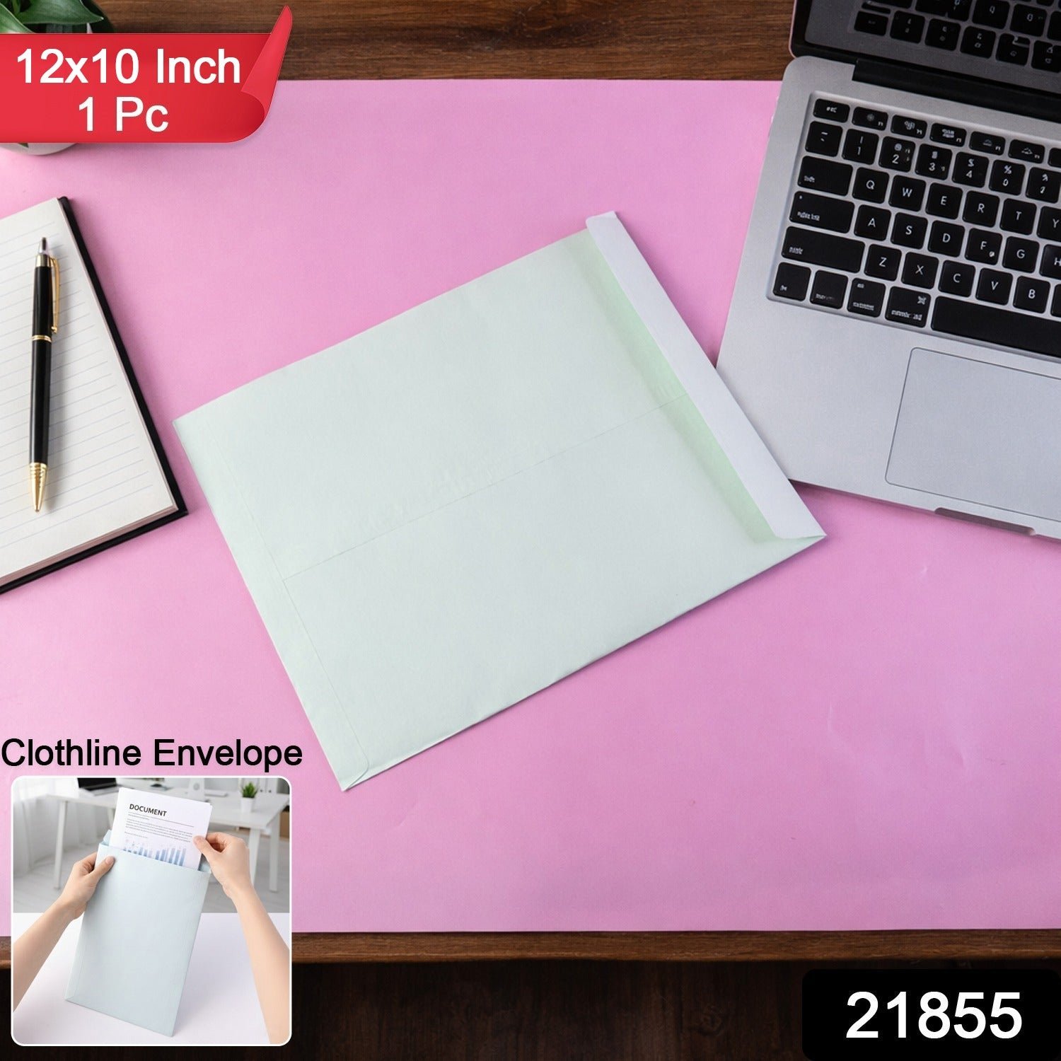 Large Card Envelope – Quick Self Seal for Secure Documents - Image 2
