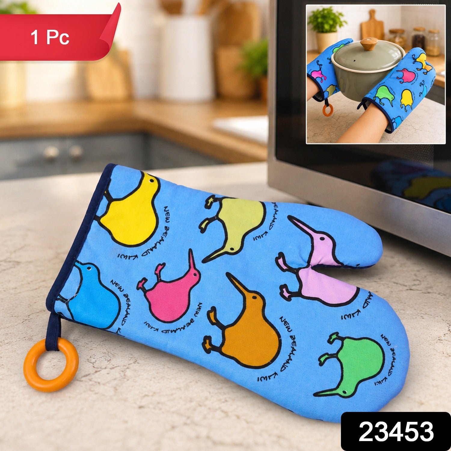 Heat Resistant Oven Glove – Safe Kitchen Handling & Grip - Image 2