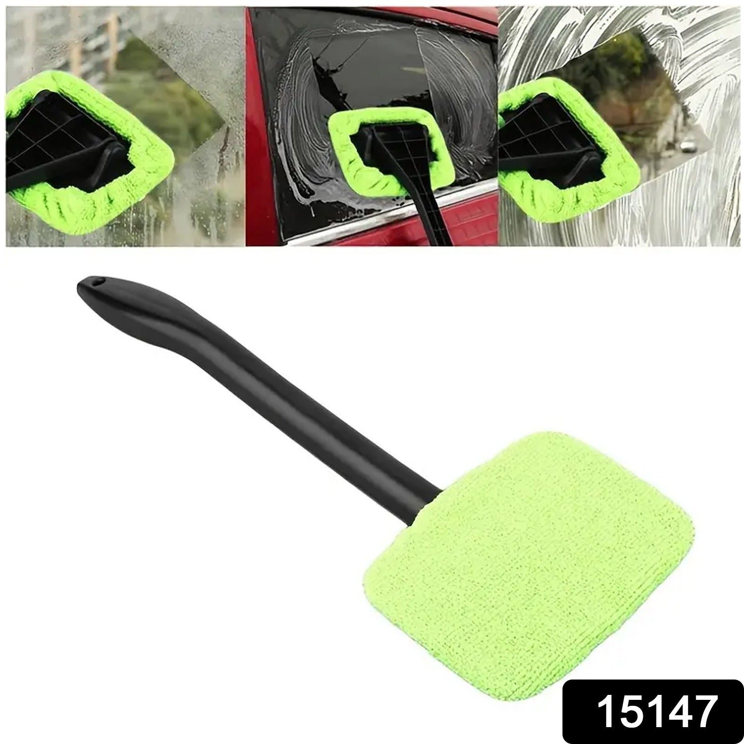 Car Windshield Cleaner - Microfiber Wiper for Streak-Free Shine | Velvet Wheels - Image 2