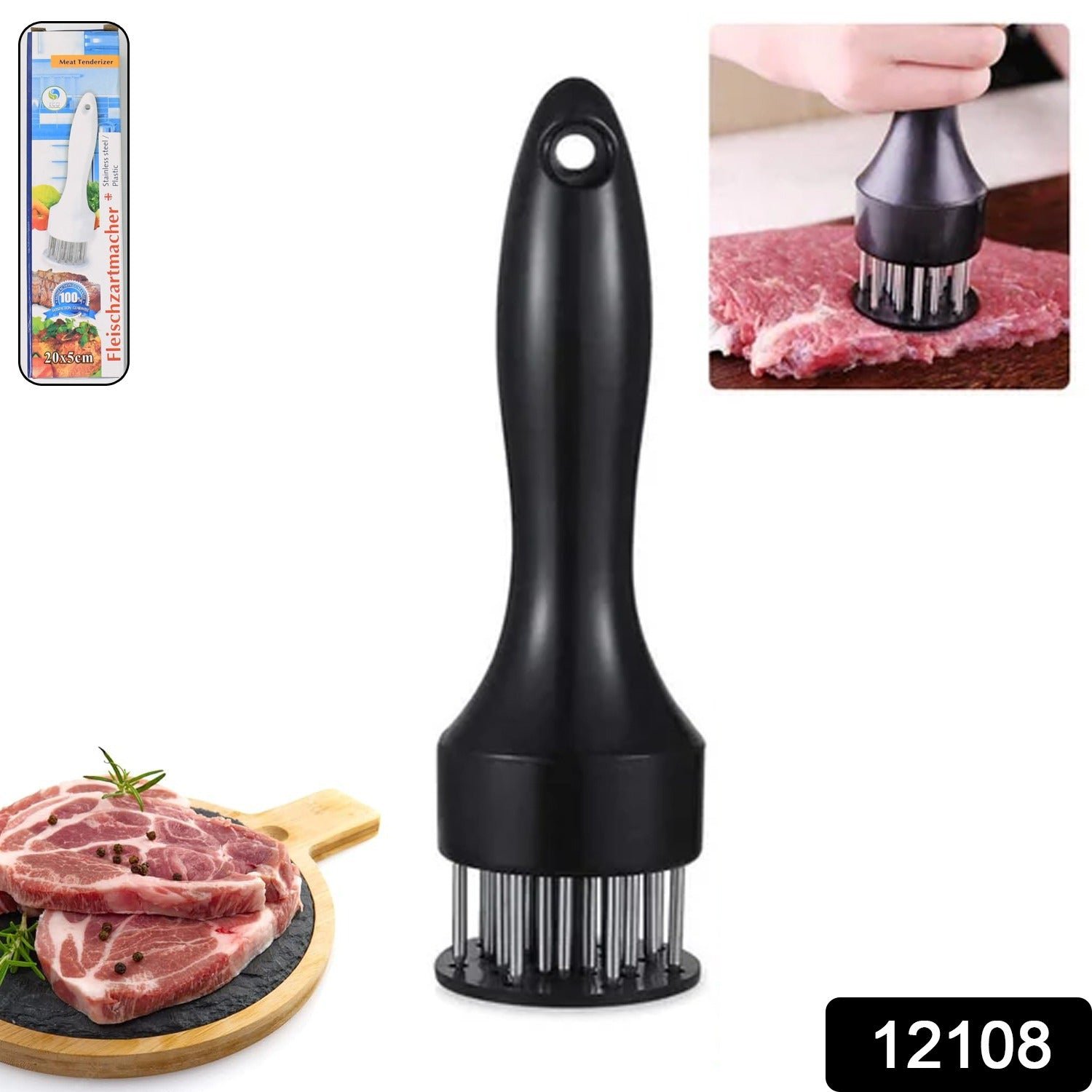 Meat Tenderizer Tool - Stainless Steel Needle for Juicier Meats | ToolMate Pro - Image 2