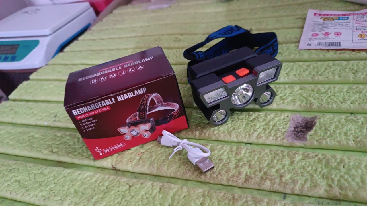 USB Rechargeable Headlamp - 5 LED Outdoor Light | Indo Glow - Image 7