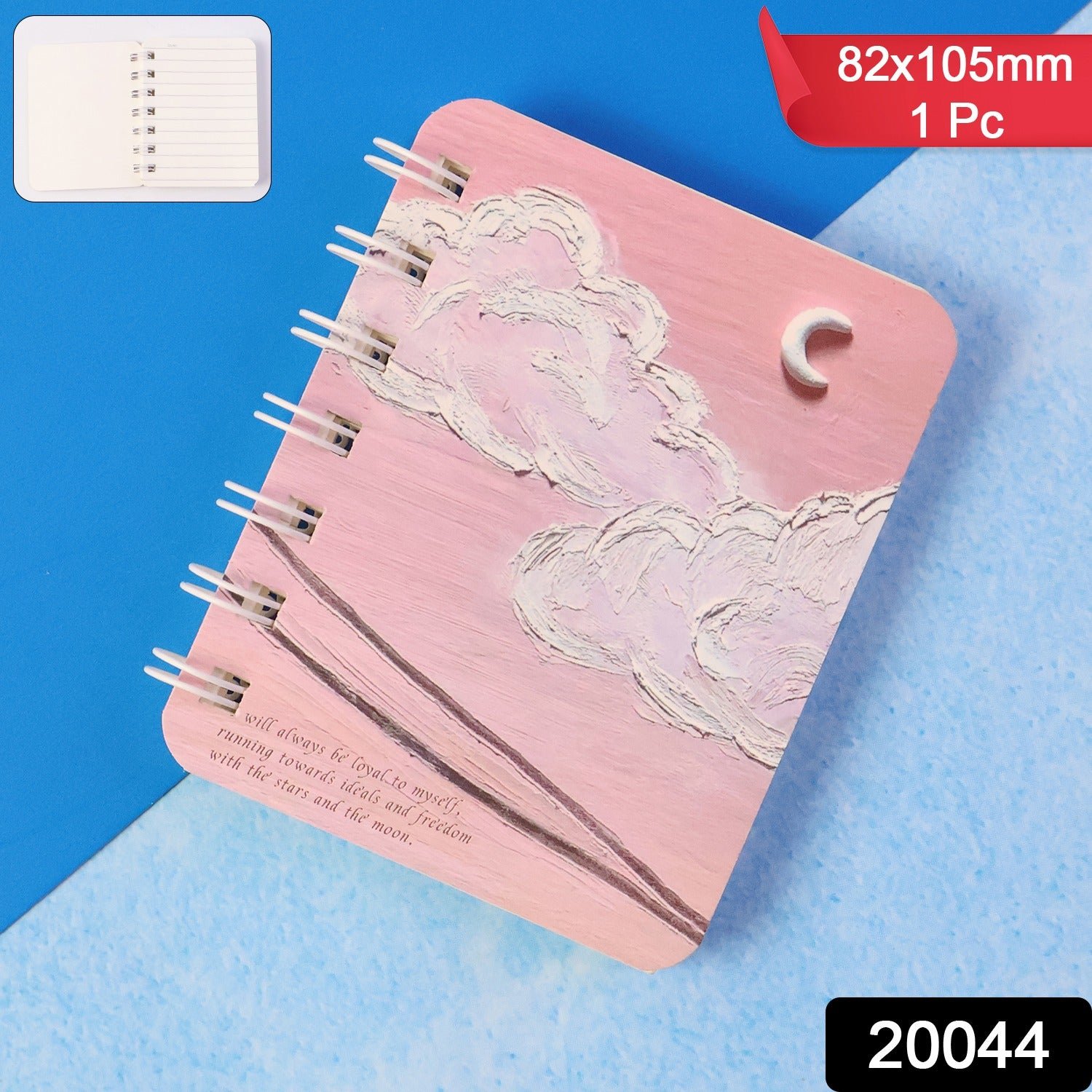 Mini Spiral Bound Pocket Notebook – Compact Artistic Writing Diary - Image 2