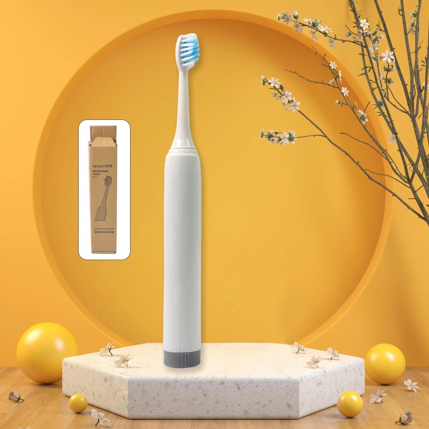Electric Toothbrush - Battery Operated Deep Cleanse | BrushedUp